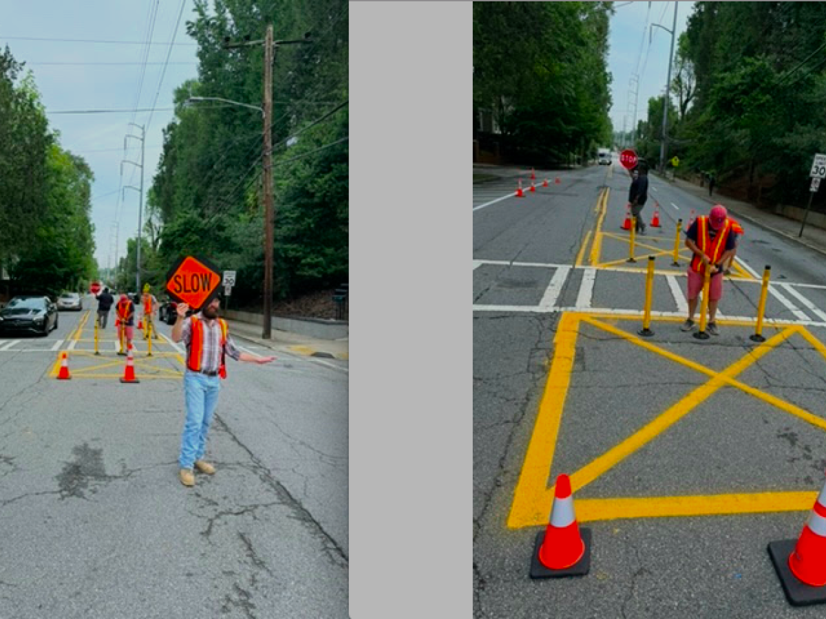 How $1K in supplies and 2 hours made this Atlanta street